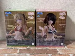 冴えカノ テルマエ湯~とぴあ 加藤恵＆澤村・スペンサー フィギュア2点セット