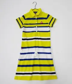 ルコックスポルティフ　レディースゴルフボーダーワンピース　Mサイズ