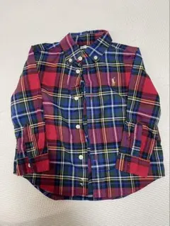 Ralph Lauren チェック柄 長袖シャツ 24M