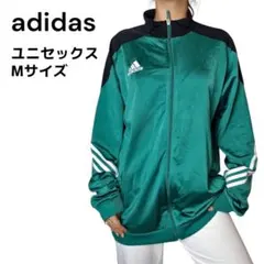 希少カラー アディダス トラックジャケット ジャージ グリーン ブラック M