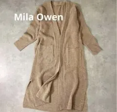 最終価格　ミラオーウェン　Mila Owen　ウールロングカーディガン