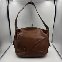 IBIZA イビサ レザー ショルダーバッグ パイソンアクセント