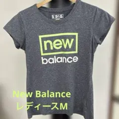 New Balance レディース Tシャツ グレー Mサイズ
