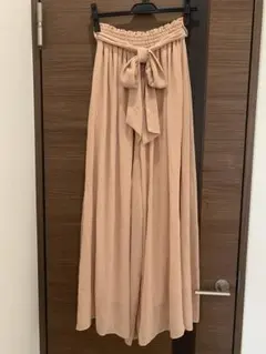 【CECIL McBEE】ベージュ ガウチョパンツ M