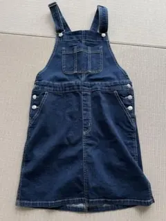 ストレッチデニム　ジャンバースカート サイズS