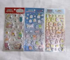すみっコぐらしシールまとめ売り ぷくぷくエアーシール さらふにシール ホログラム