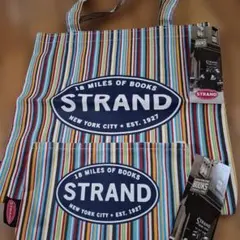 STRAND BOOK STORE トートバッグ マルチストライプ ポ一チのサムネイル