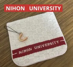 レア　日本大学 歯学部 義歯ストラップ＆日本製ミニタオル ポーチセット 日大