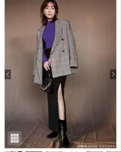 スリットロングタイトスカート