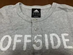 adidas OFFSIDE メンズ半袖Tシャツ 杢グレー　M
