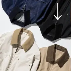 ユニクロ　ジップアップショートジャケット　ブラック