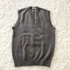 LAKELAND オンワード樫山 ニット ベスト ウール100% グレー