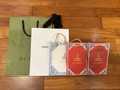 GUCCI Dolce&Gabbana ショップ袋 セットのサムネイル