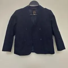 キッズ ネイビー ダブルブレスト スーツ　上着　スクール