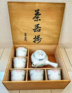 有田焼　孝山作　和食器　ホタル茶器揃　急須　湯呑み5