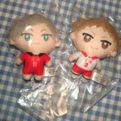 ガチャガチャ ハイキュー！！かぷっこふれんず音駒高校夜久衛輔、灰羽リエーフセット