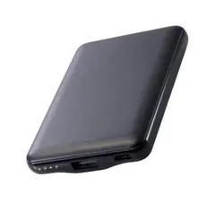 【美品】薄型コンパクトモバイルバッテリー(5000mAh/C×1+A×1)