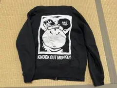 KNOCK OUT MONKEY ジップアップパーカー