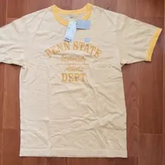 新品　OLD UNIQLO ヴィンテージ　カレッジリンガーTシャツ イエロー Mのサムネイル