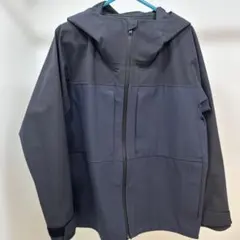 【美中古】UNIQLO ブロックテックパーカ／バイカラー ブラックのサムネイル