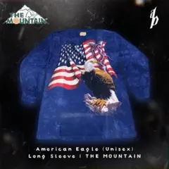 THE MOUNTAINタイダイ アメリカンイーグル ロングスリーブ T シャツ