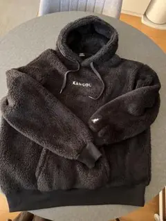 KANGOL ボアパーカー ブラック XLサイズ