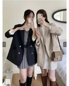 GRL ダブルボタンテーラードジャケット