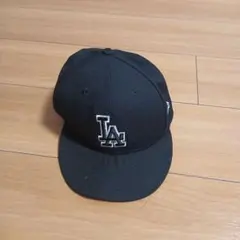 New Era LAロゴ ベースボールキャップ 黒
