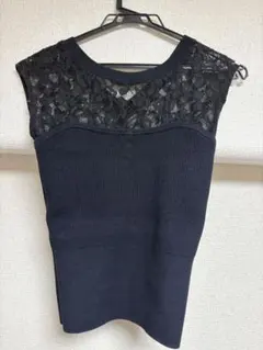 snidel レースノースリーブトップス