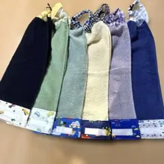 114.おりこうエプロン　おりこうタオル　タオルエプロン　6枚組　男の子　乗り物