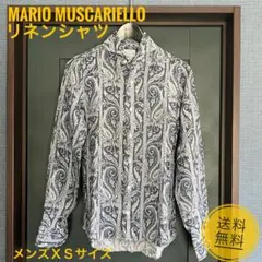 【MARIO MUSCARIELLO 】長袖リネンシャツ(メンズXSサイズ)のサムネイル