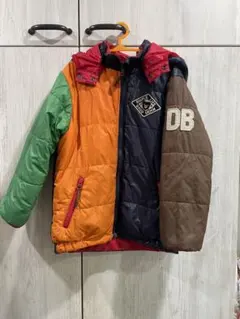 DOUBLE.B リバーシブル　ジャンパー　コート　120サイズ カラフル