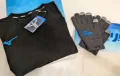 ユーリ!!! on ice　Mizunoコラボ　 ロン Tと手袋セット