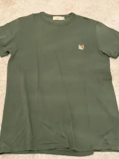 MAISON KITSUNÉ オリーブグリーン Tシャツ XS