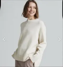 【美品】TOMORROWLAND ラムカシミヤ クルーネックプルオーバー