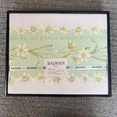 新品未使用　BALMAIN プリントシーツ　綿100% 140×240cm