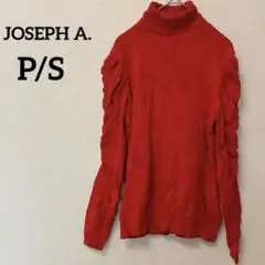 JOSEPH A. 【S】レッド 赤 タートルネック セーター ニット