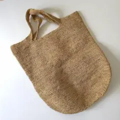 found MUJI ラフィアトートバッグのサムネイル