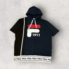 【ストリート系】FILA×CECILMcBEE ロゴTシャツ パーカー風 半袖