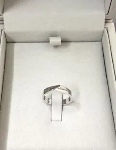 REPOSSI レポシ Antifer 18WG 2連リング 54号
