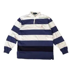90s Ralph Lauren 長袖ポロシャツ　ラガーシャツ