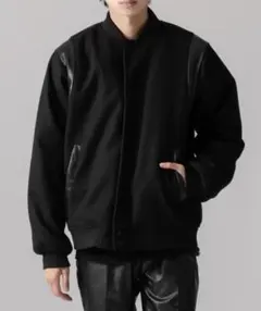 【Adoon plain】フェイクレザーラインブルゾン