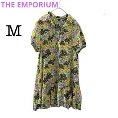 【SALE】 THE EMPORIUMチュニック M 花柄 総柄 ティアード風