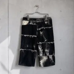〈 SHELLAC 〉Patchwork Denim Half Pantsのサムネイル