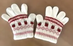 【キッズ】いちご　手袋　子供　保育園　幼稚園