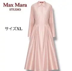 極美品】マックスマーラ 高級 白タグ シルク とろみ ボリューム