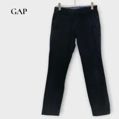 ギャップ パンツ チノパン 綿100% 黒 スリムフィット S-M相当 メンズ