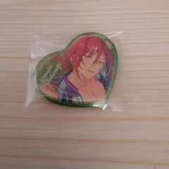 あんスタ　ハート型缶バッジ　逆先夏目