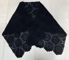 ショール① 和装　黒　レース　匿名配送