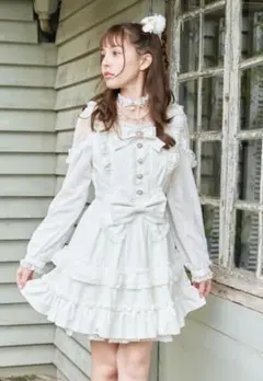 リズリサ ティアラリボンティアードワンピース